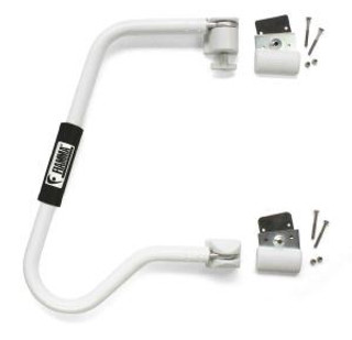 Fiamma Security 46 Pro Handle Caravan Motorhome Door Lock Kit White - 03513-04