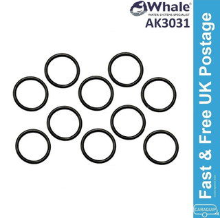 WHALE Watermaster O Ring Inlet Socket Water Pump Housing Rubber Seal AK3031 x 10