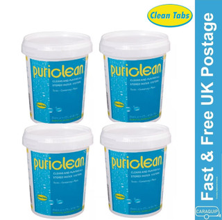 Puriclean Water Purification Treatment 400g Caravan Water System Cleaner x 4