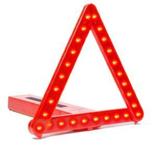 Brite Angle 28 LED & Reflective Warning Triangle c/w Bracket & Sucker Caravan