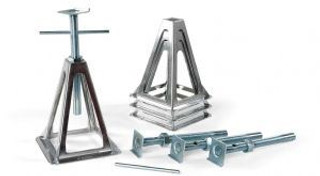 Fiamma Aluminium Jack Stand Set Caravan Motorhome Stabilising - 00680-01