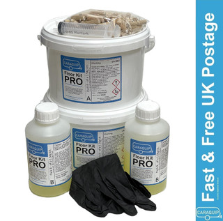 Caravan Floor Delamination Repair Kit Adhesive Damp Motorhome Static 3kg + Dowel