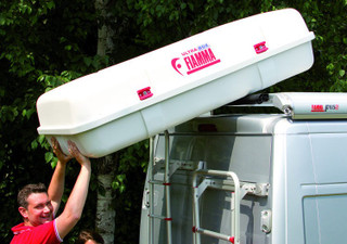 Fiamma Motorhome Rear Loading Roller Roof Rail For Canoes Kayaks - 06876-01