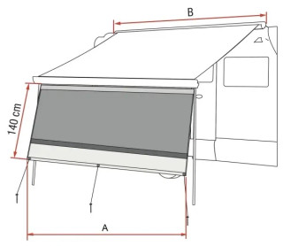 Fiamma Motorhome Blocker 350 Front Panel For F45s F80s Caravanstore - 07972-02-