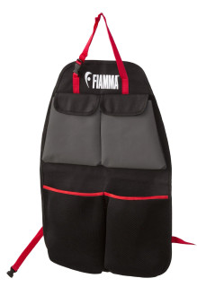 Fiamma Motorhome Seat Organiser Black Waterproof 4 Pocket Foldable - 07514-01-