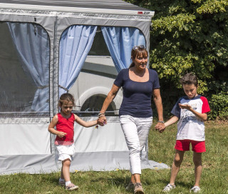 Fiamma Motorhome Privacy Room Awning Front Panel 200 Standard Weight - 08364M01-