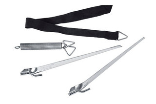 Fiamma Motorhome Awning Tie Down Kit Black Caravan Storm Strap Set - 98655-129