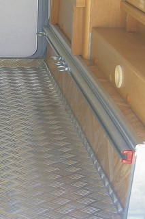 Fiamma Motorhome Garage Bars 2x200cm Anodised Aluminium Storage Rails- 98655-480