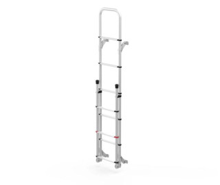 Fiamma Motorhome Deluxe DJ 8-Step Aluminium Ladder For Campervans - 02426-22-