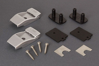 Fiamma Motorhome F45 Awning Leg Wall Brackets Aluminium Pair - 98655-728