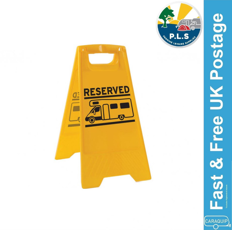 Reserved Sign Caution Board