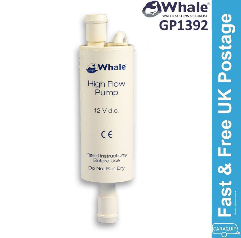 WHALE Inline Booster Pump 12v