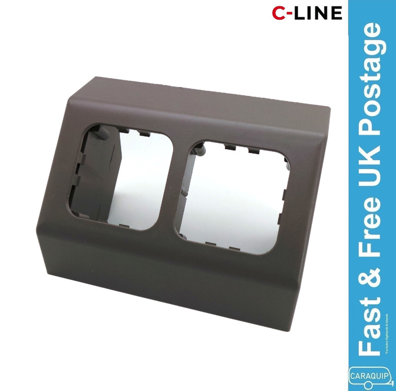 C-Line 2 Way Angled Socket - Bronze