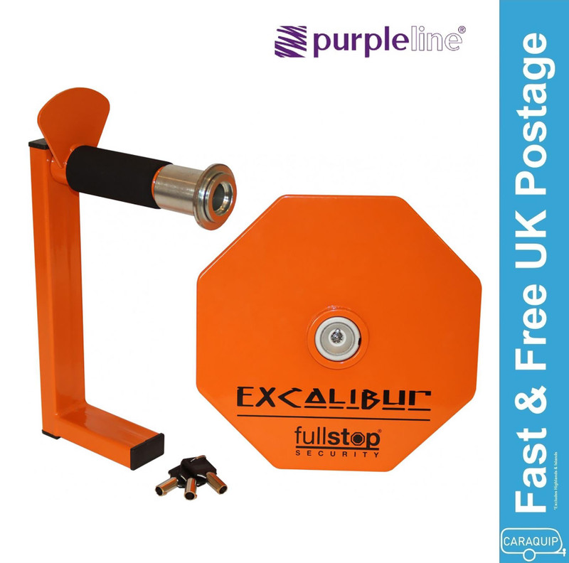 Purpleline Excalibur Caravan High Security Wheel Clamp Lock - FRL100