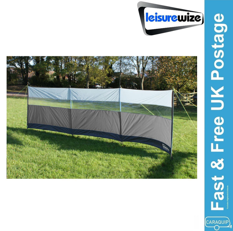 Leisurewize 500 x 140 Polyester Wind Break Charcoal