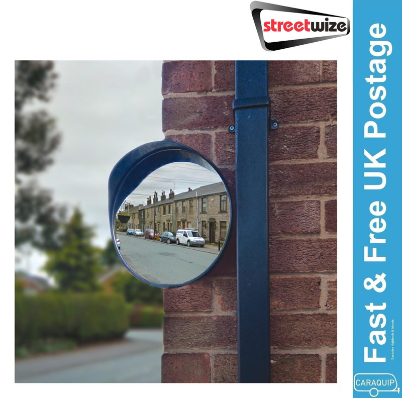 Streetwize Large Convex Safety Mirror - 40cm