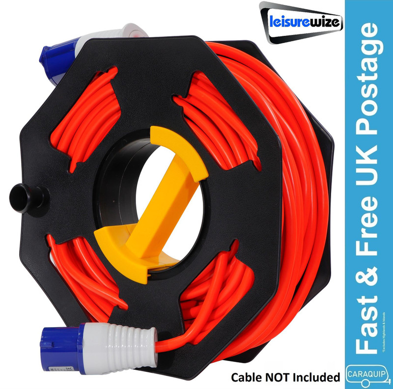 Leisurewize Black Cable Reel 25m