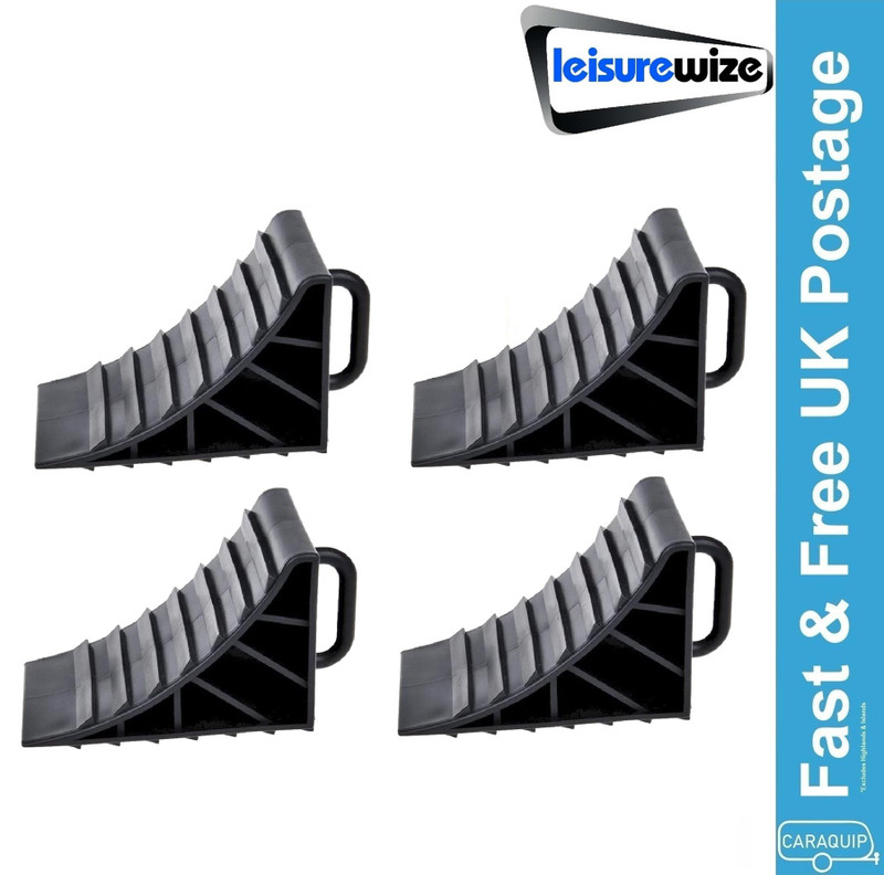 Leisurewize Caravan Motorhome Plastic Wheel Chock x 4