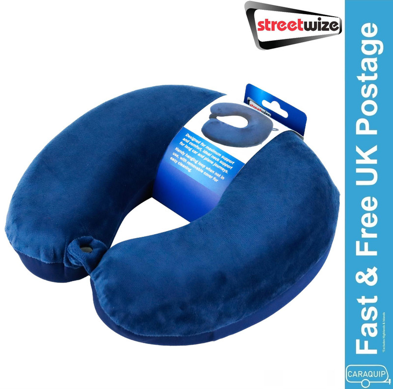 Streetwize Memory Foam Neck Support Travel Pillow