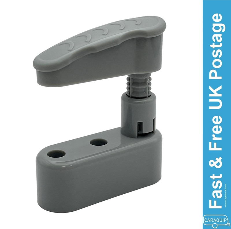 Adjustable Plastic Turnbuckle Catch Grey Caravan Motorhome Campervan