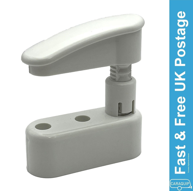 Adjustable Plastic Turnbuckle Catch White Caravan Motorhome Campervan