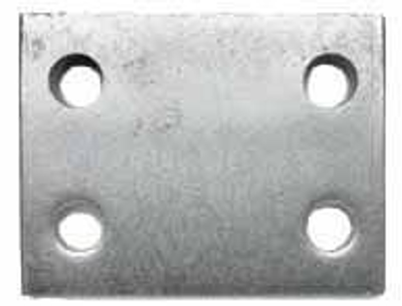 Towball Drop Plate 76mm Towing Trailer Caravan Hitch - A/10506/2ZINC