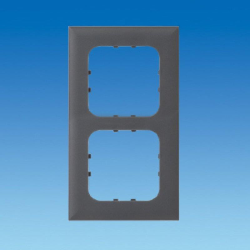C-Line LP 2 Way Faceplate Surround Grey CBE Caravan Motorhome Campervan Boat