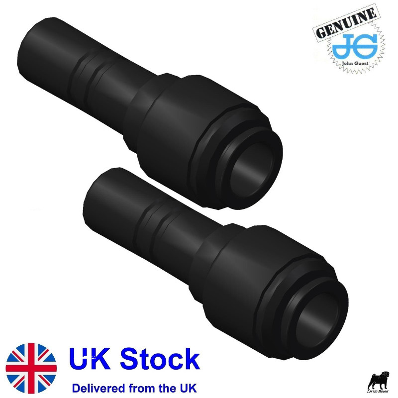 John Guest Push Speed Fit Water Pipe Fitting 12mm/15mm Stem Reducer WS1215 x 2