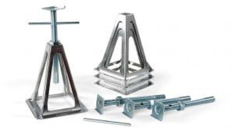 Fiamma Aluminium Jack Stand Set Caravan Motorhome Stabilising - 00680-01