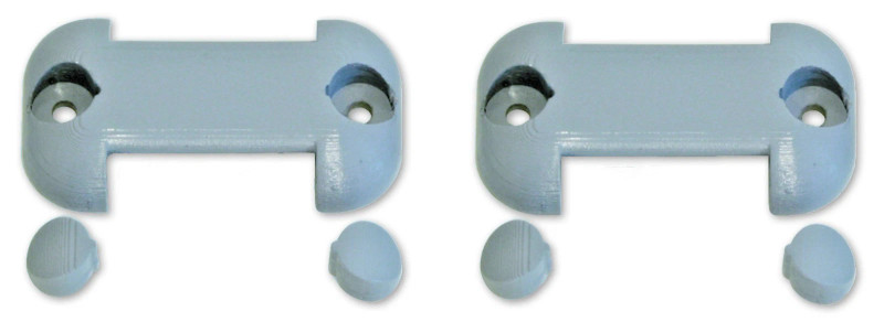 Fiamma Motorhome Fix Organiser Wall Brackets Fits Organiser S/L/Shoes- 98655-163