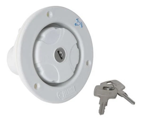 Fiamma Motorhome Water Filler Cap Assembly White Caravan Tank Inlet - 94715-010