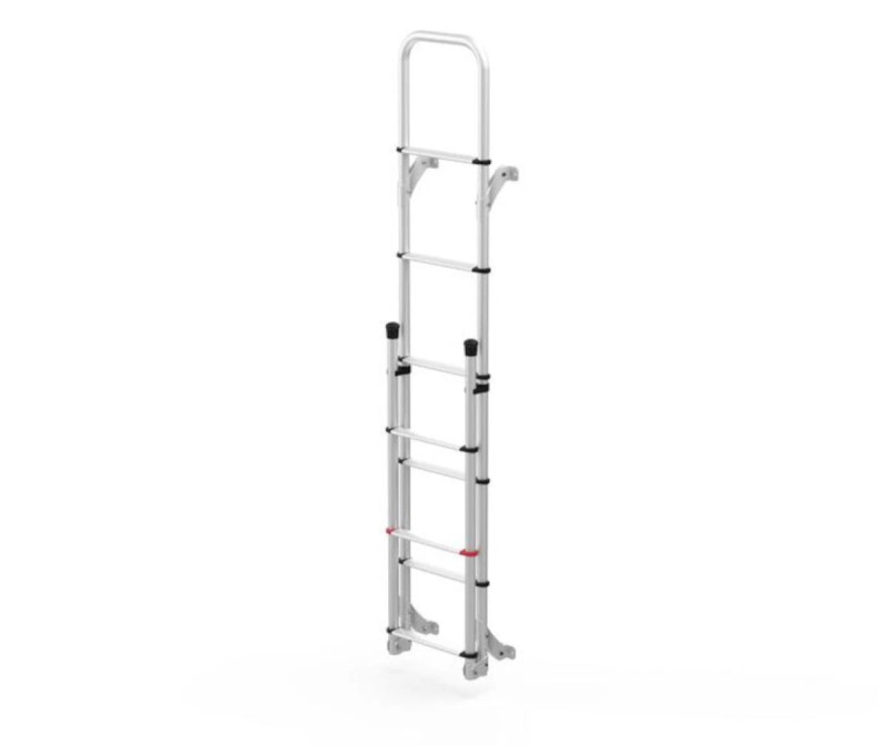 Fiamma Motorhome Deluxe DJ 8-Step Aluminium Ladder For Campervans - 02426-22-