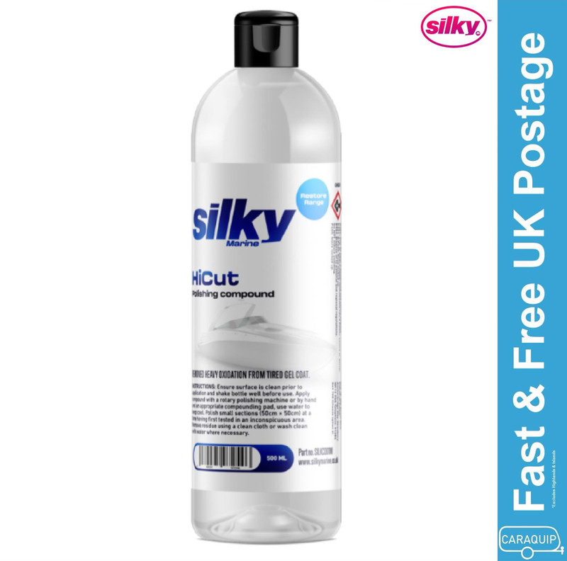 Silky HiCut Marine Boat PVC Gel Coat Metal Cutting Compound 500ml