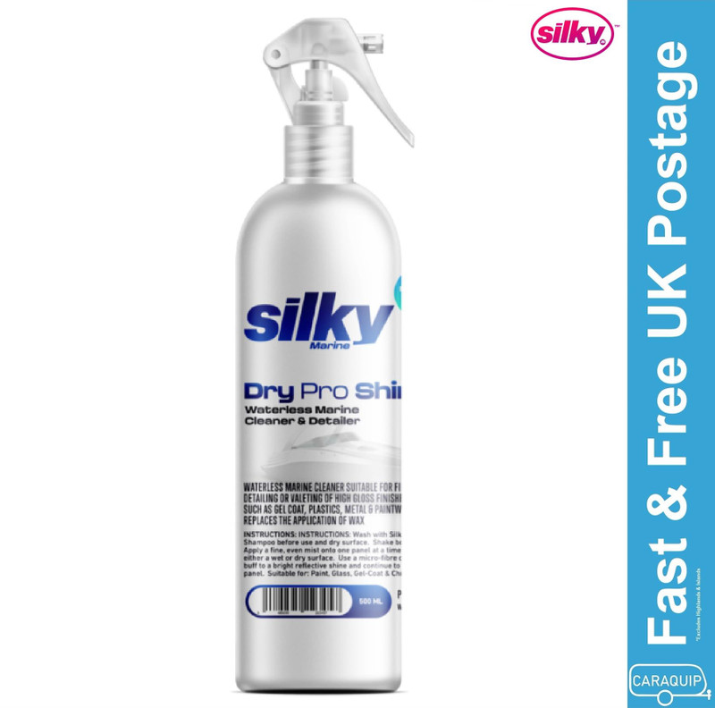 Silky Marine Dry & Shine Waterless Cleaner & Detailer 500ml