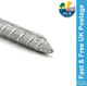 Heavy Duty Galvanized Ribbed 14" J Pin Ground Peg Anchor
