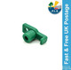 Green Hard Rock Ground Steel Peg Hook Tops