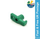 Green Hard Rock Ground Steel Peg Hook Tops