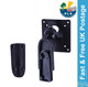 TV Bracket Pivoted c/w Wall Mount - Black