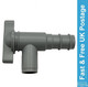Grey 28mm Waste Water Drainage Tap