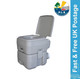 Portable Toilet - 20 Litre Waste Tank
