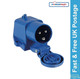 Mains Surface Mounted Inlet c/w Flap