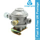 Gas Regulator Straight Outlet 10mm