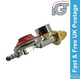 Gas Propane Regulator c/w Gauge - RED