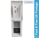 WHITE TND External 13amp Socket Box & Satellite Point