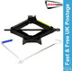 Streetwize 1 Tonne Emergency Scissor Jack Lift - 90mm - 330mm
