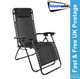 Leisurewize Black Textaline Dreamcatcher Chair Camping Caravan Motorhome
