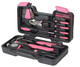 Streetwize Garage Workshop 39 Piece Pink DIY Tool Kit