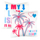 Gardenwize Pair of Love Island Scatter Cushions