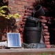 Solar Powered Water Feature - Corner Brick Wall