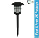 Gardenwize 4 in 1 Solar Flame Wall Light